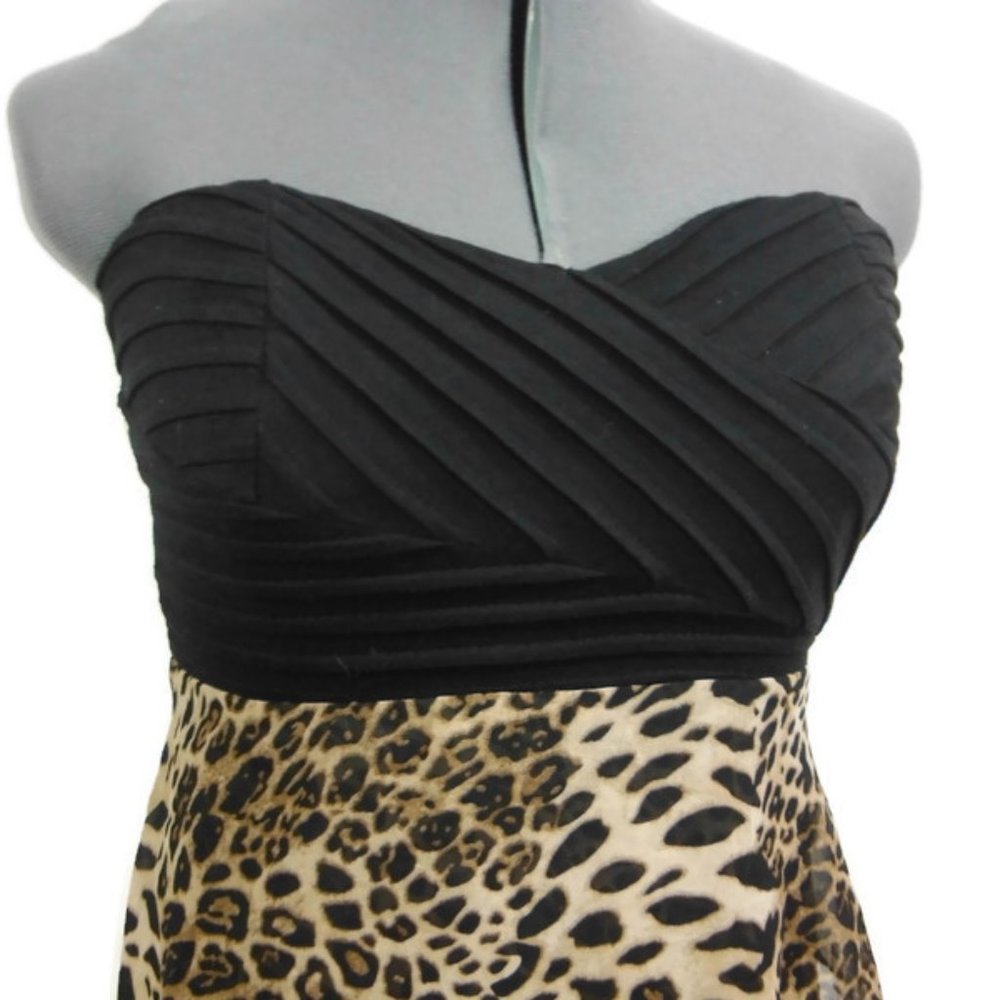 Love Culture Sexy Leopard Print High Low Dress - S - Picture 8 of 8